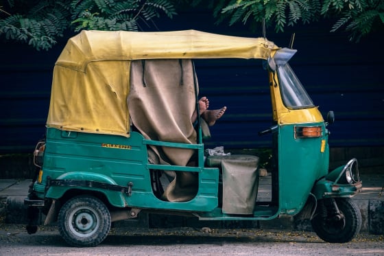 Autorickshaw in India